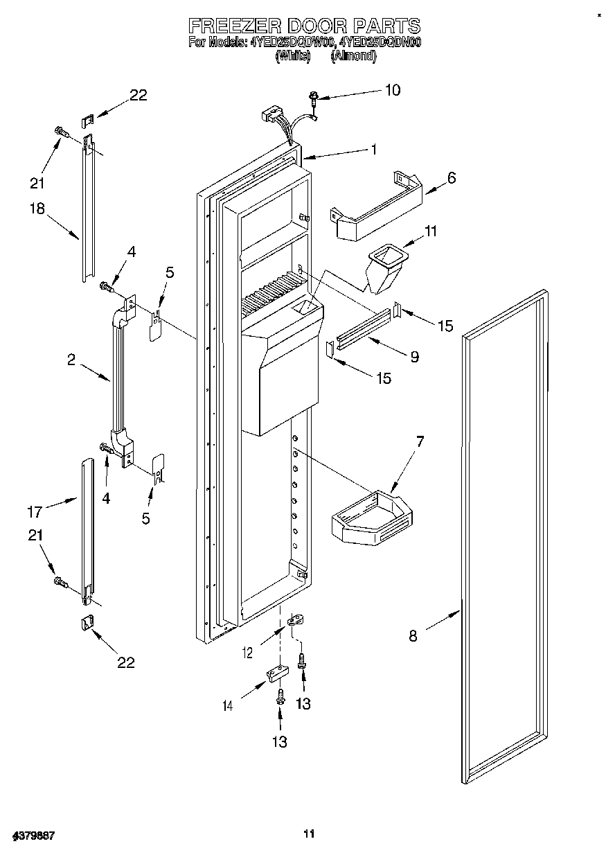 07 - FREEZER DOOR