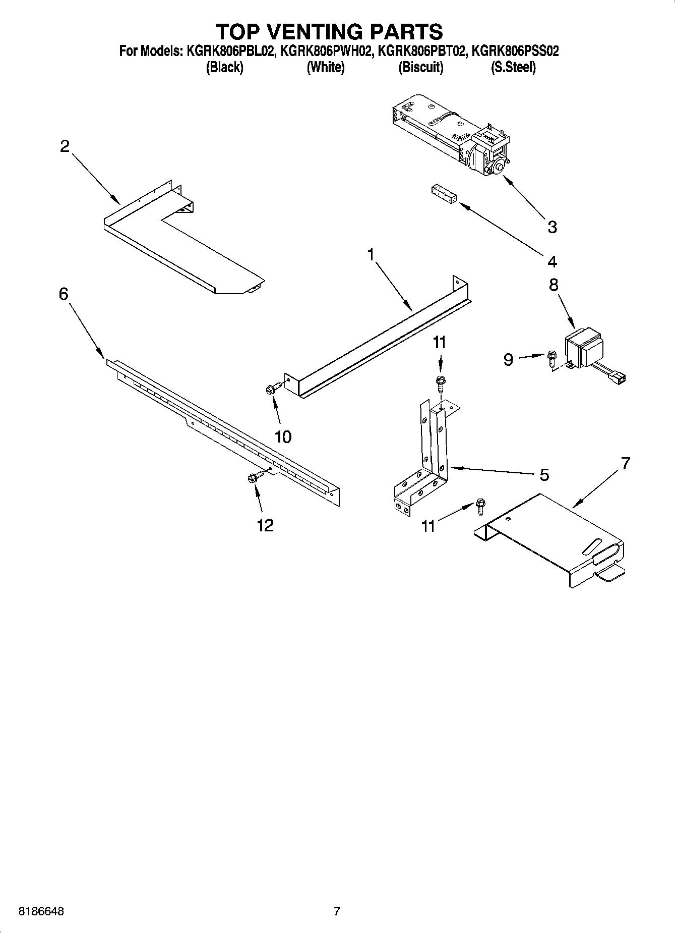 04 - TOP VENTING PARTS