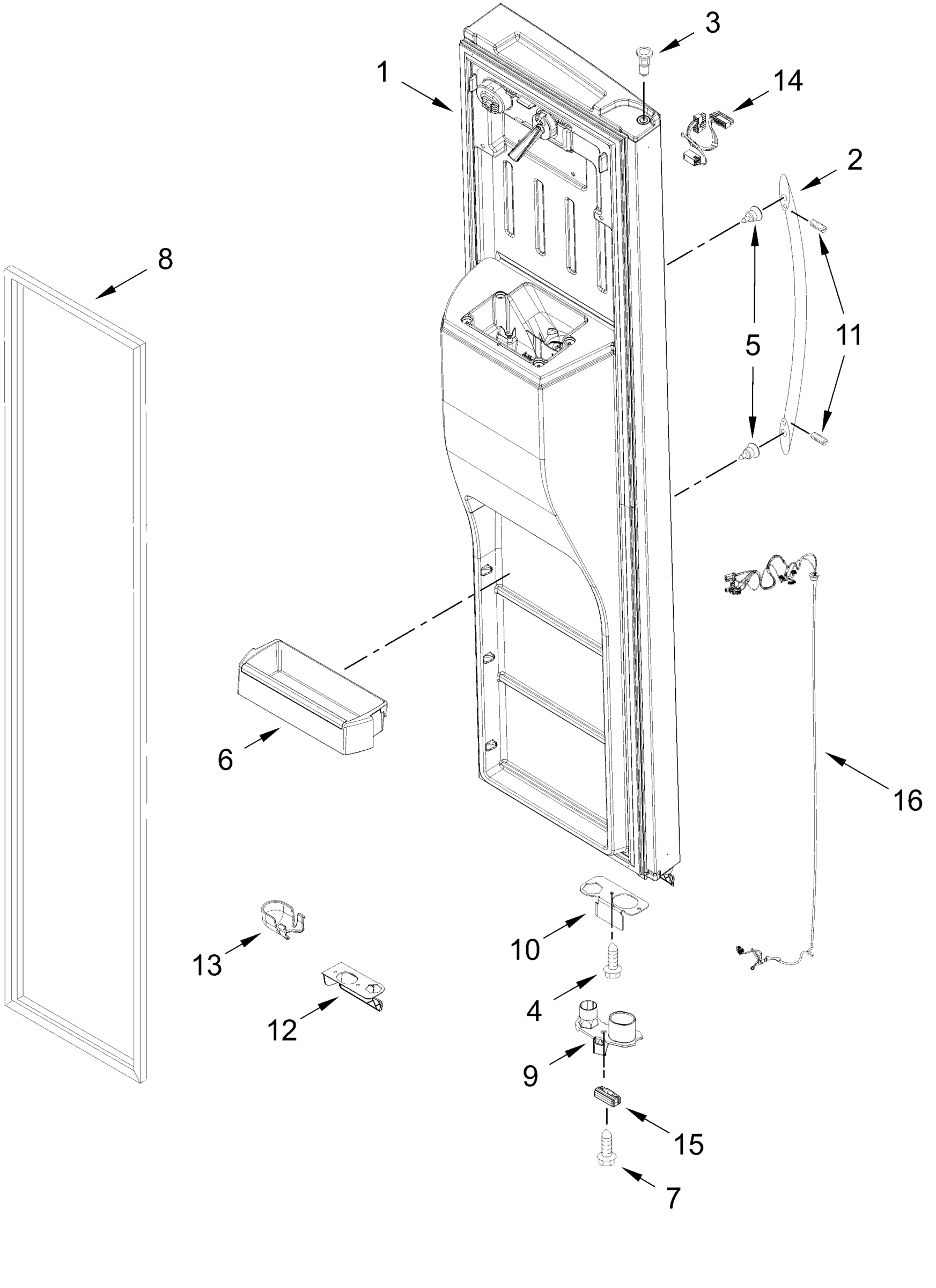 FREEZER DOOR PARTS