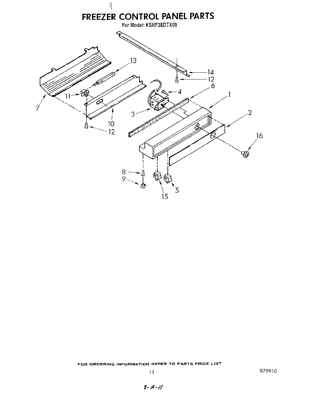08 - FREEZER CONTROL PANEL