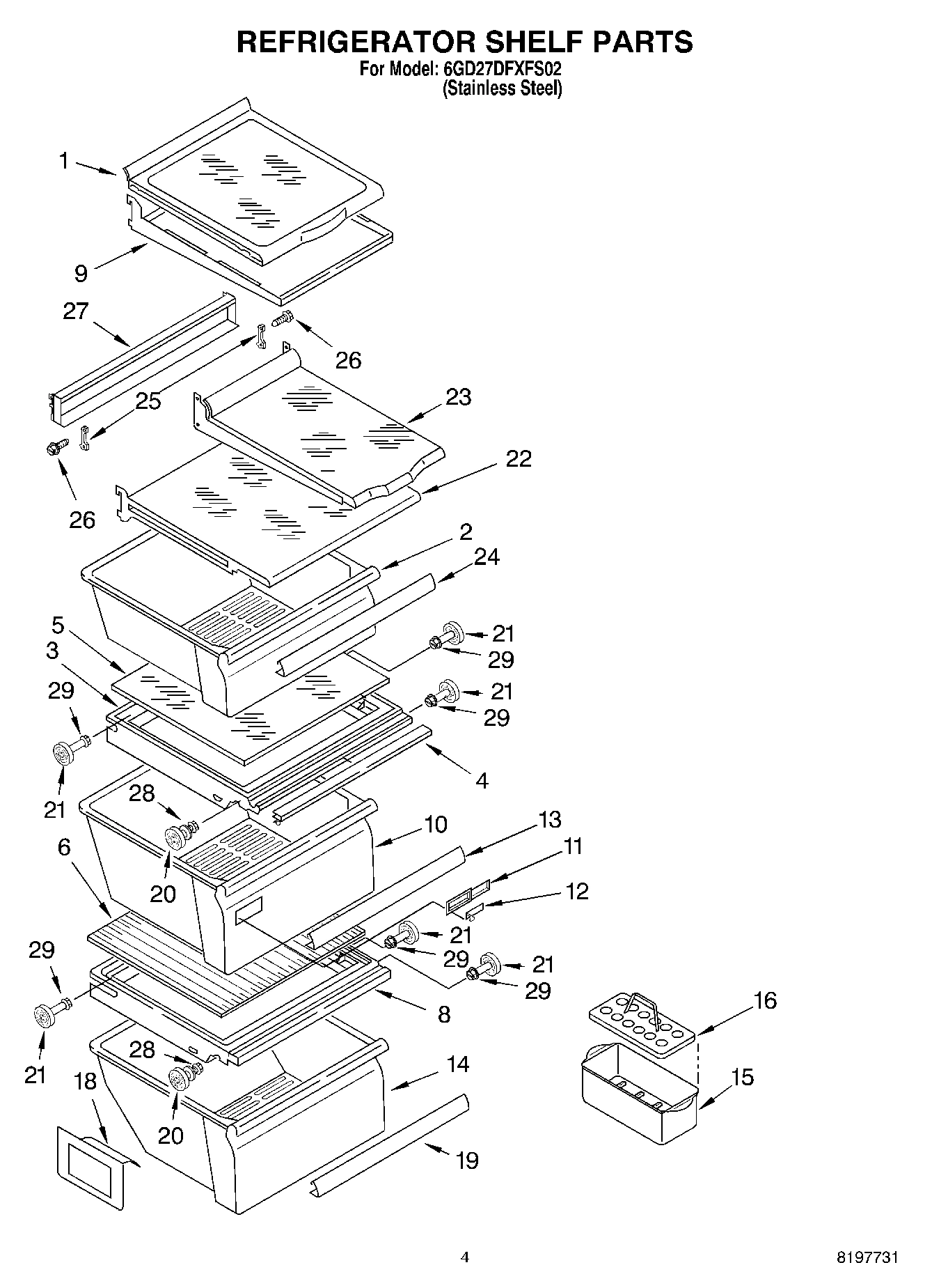 03 - REFRIGERATOR SHELF
