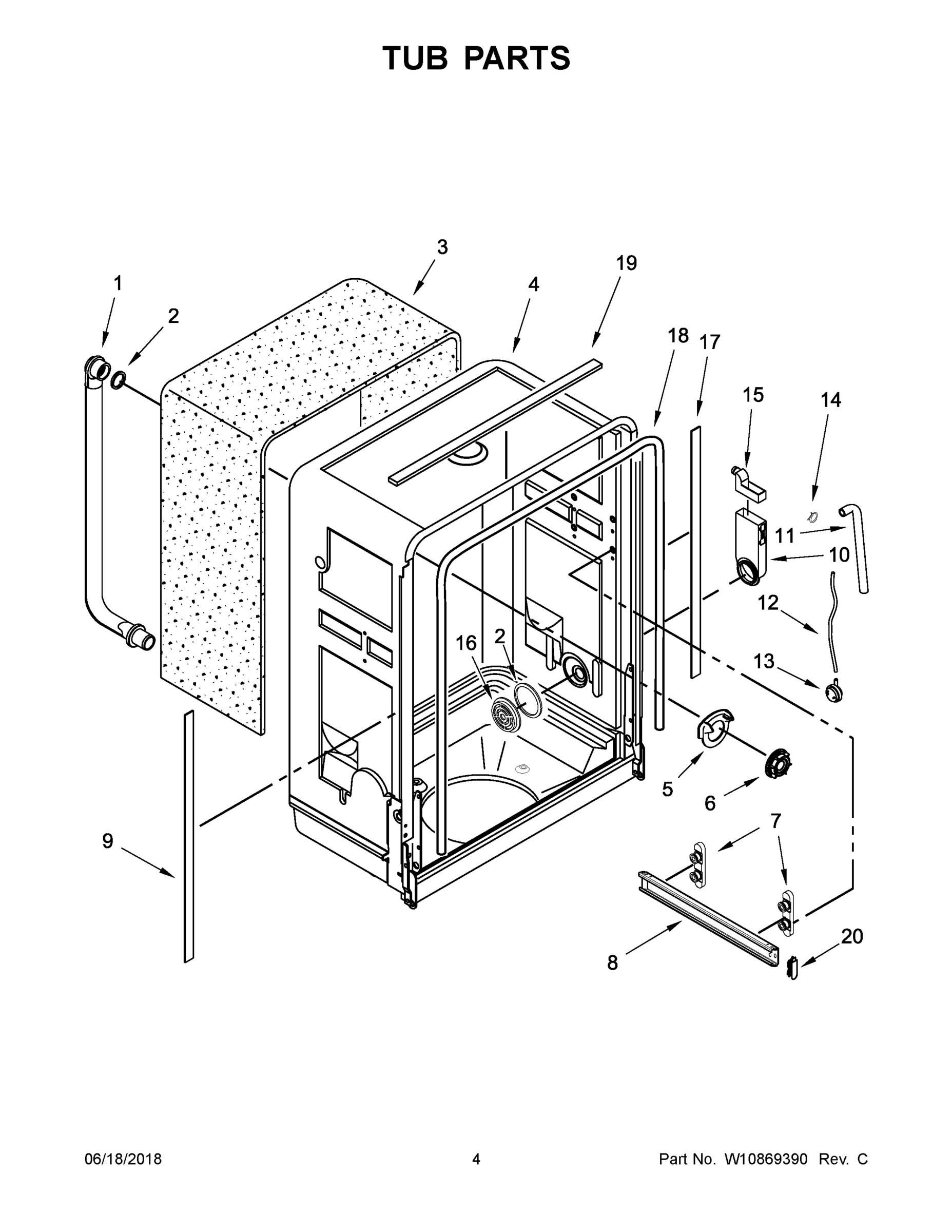 03 - TUB PARTS