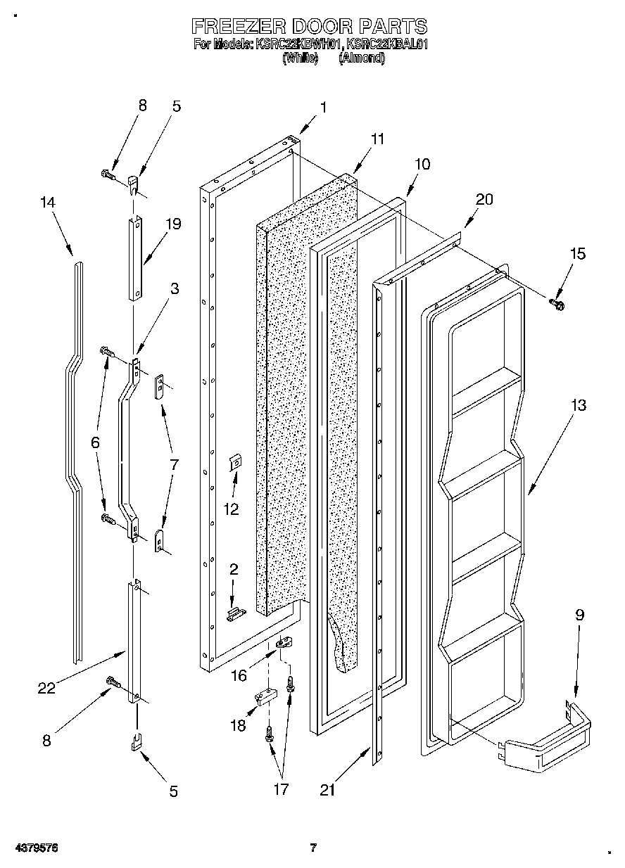 05 - FREEZER DOOR