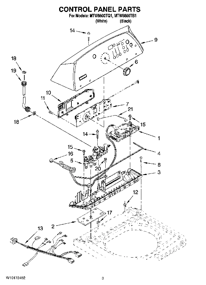 02 - CONTROL PANEL PARTS