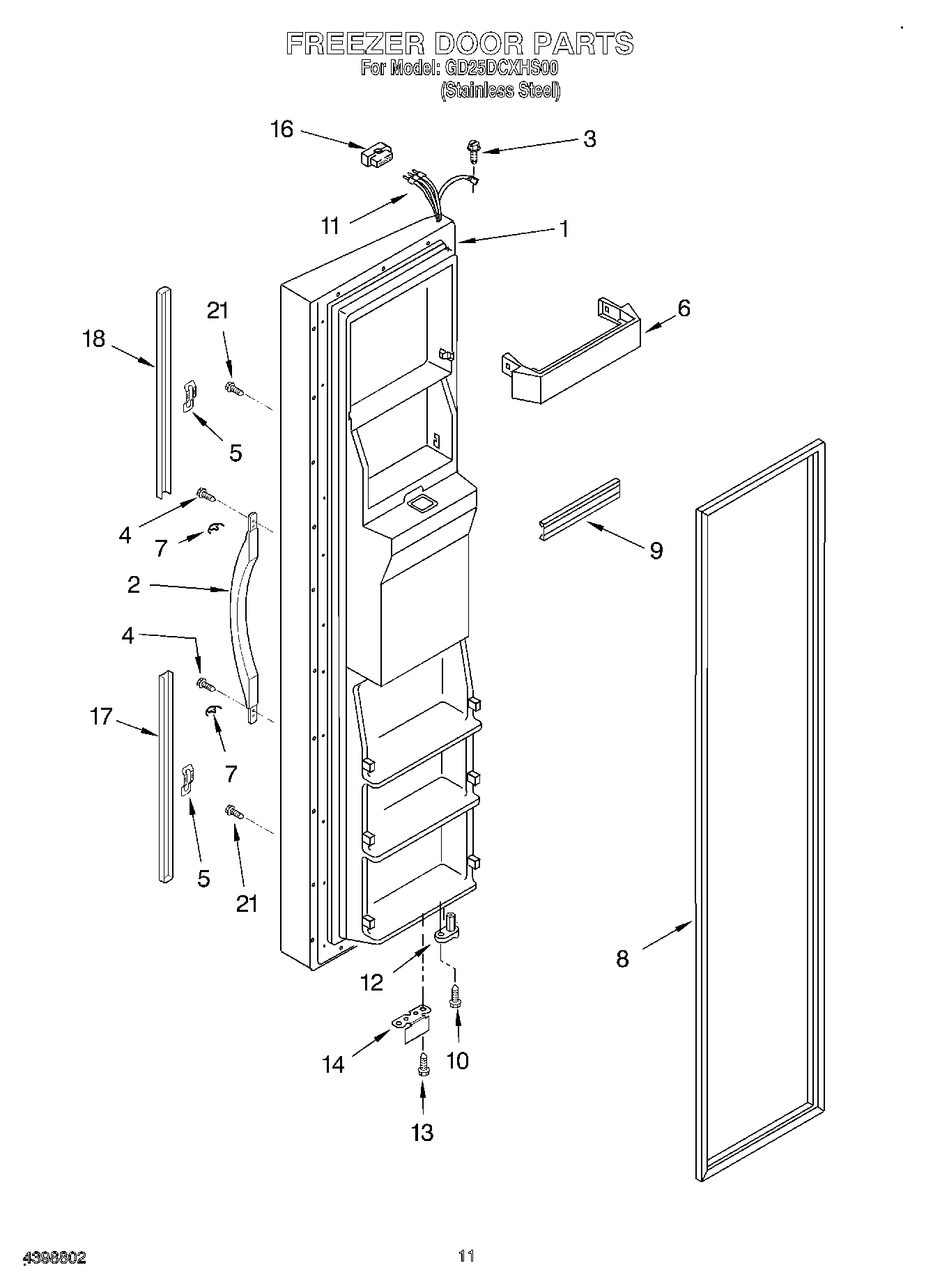 08 - FREEZER DOOR
