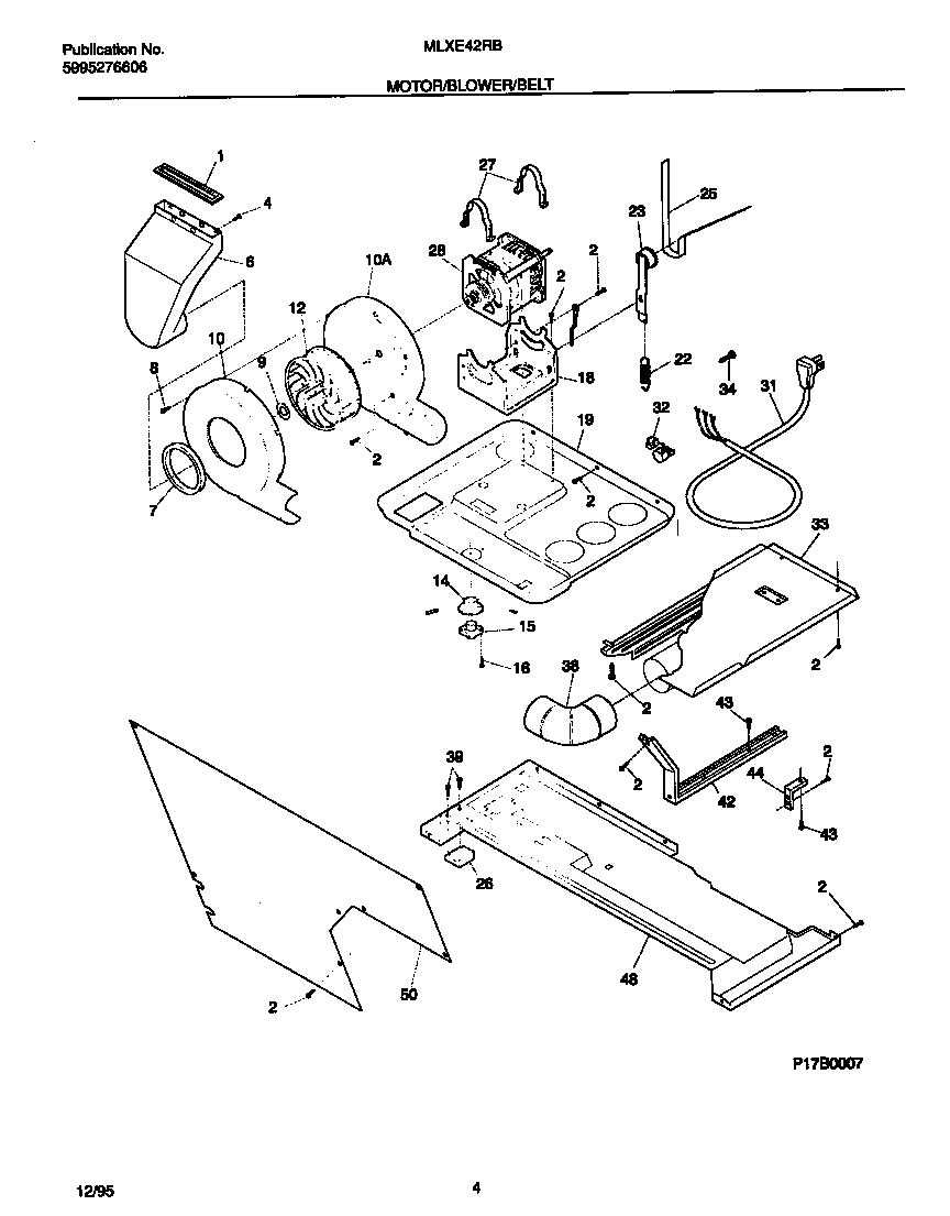 03 - MOTOR/BLOWER/BELT