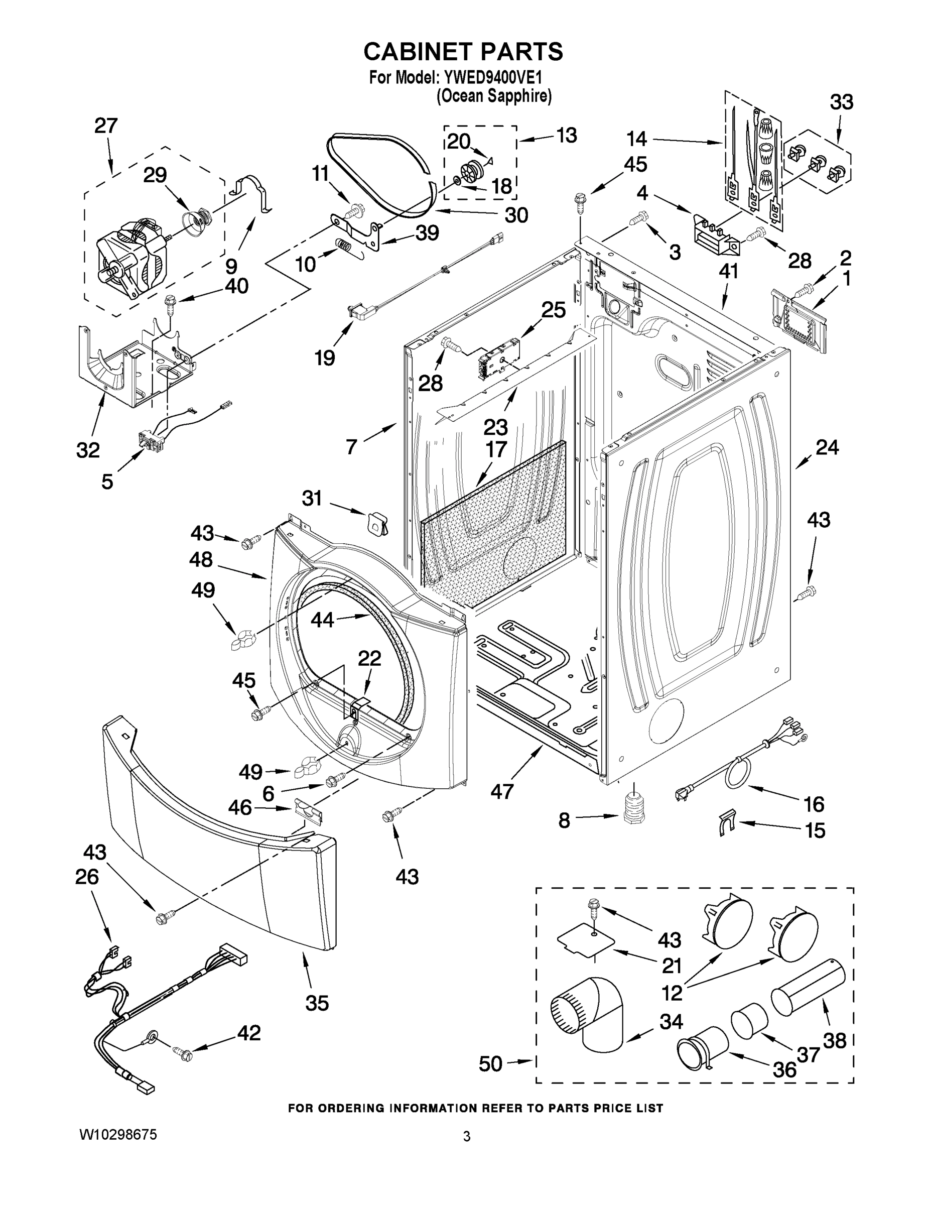 02 - CABINET PARTS