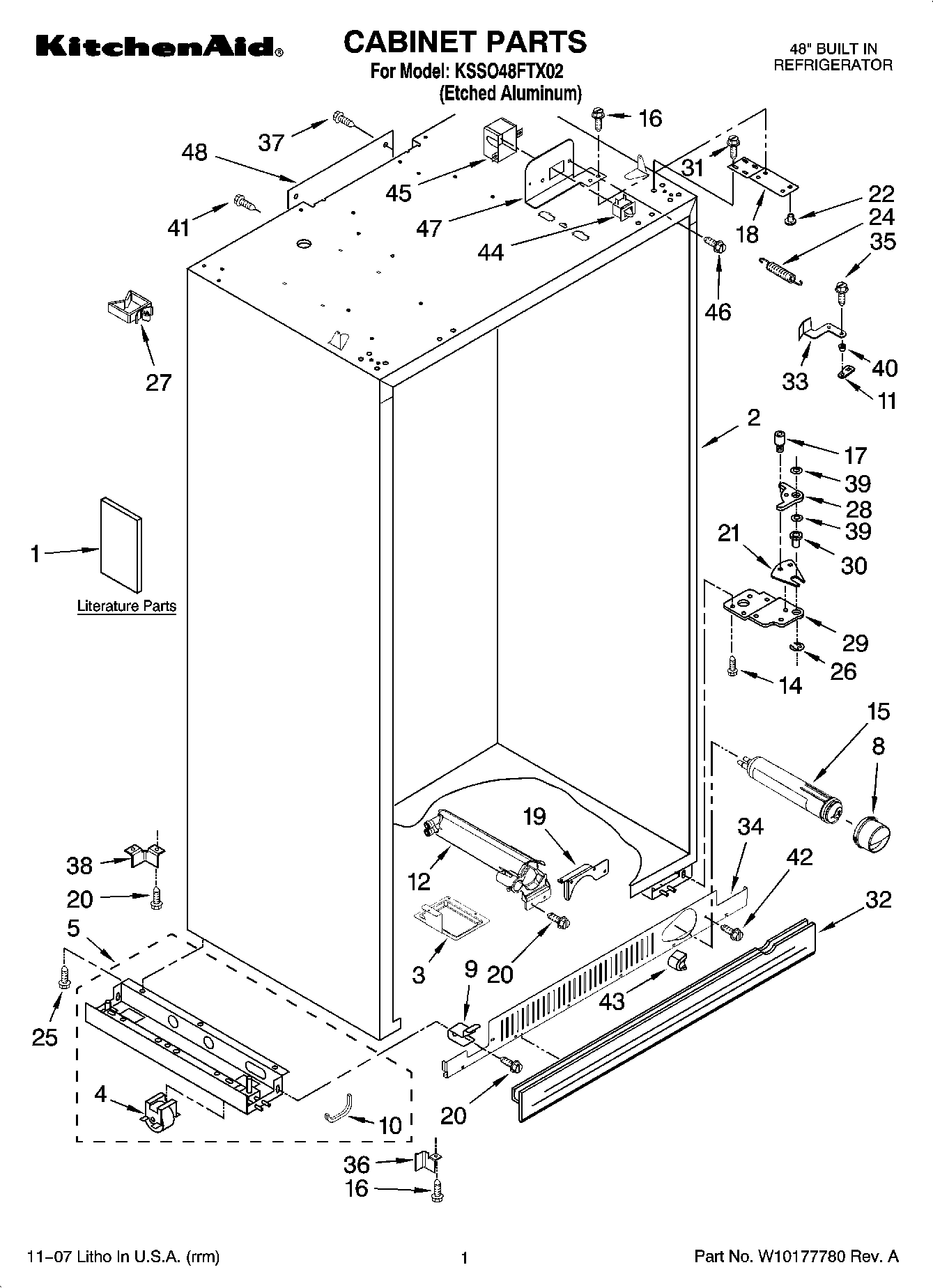 01 - CABINET PARTS