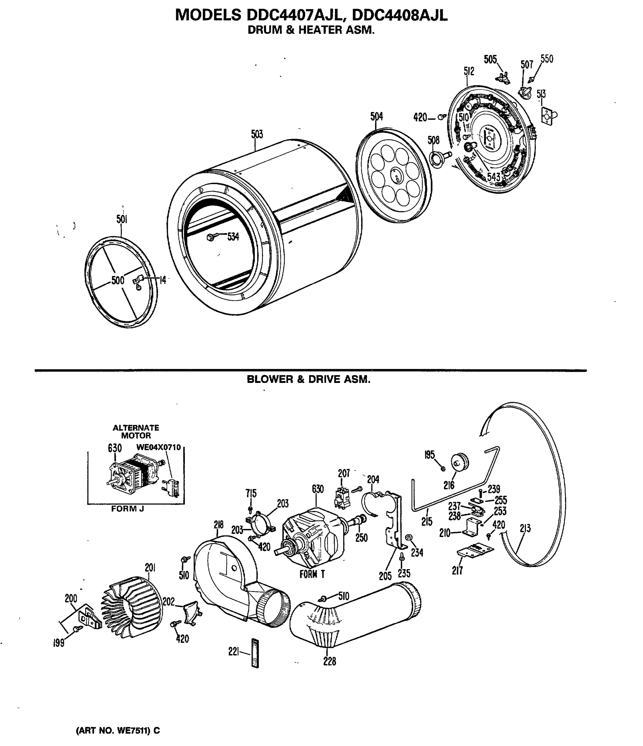 DRUM & HEATER ASM.