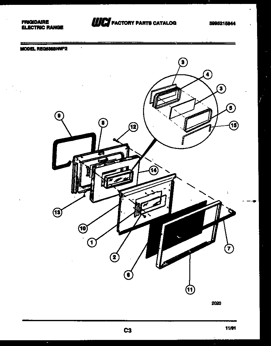 06 - LOWER OVEN DOOR PARTS