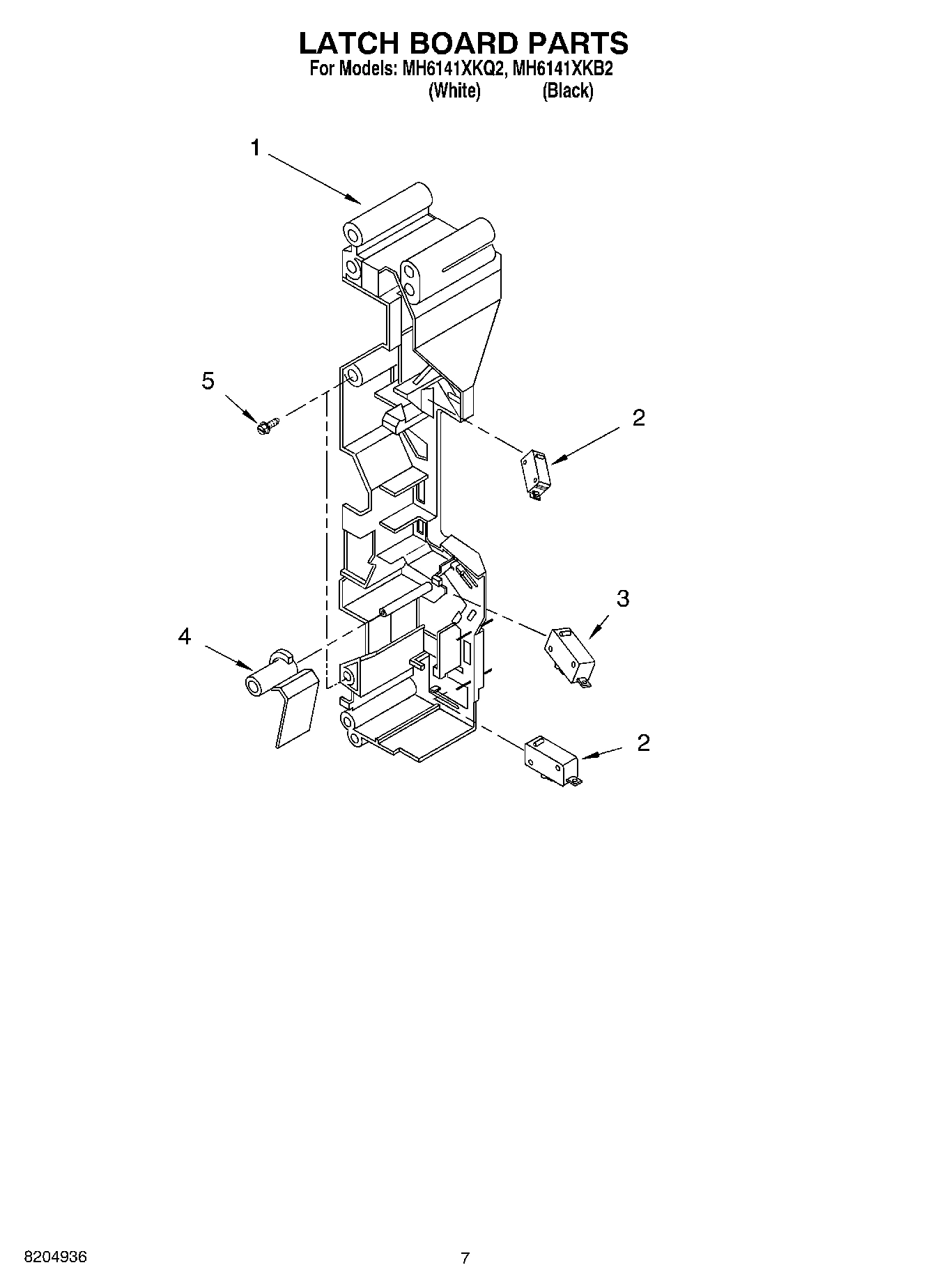 06 - LATCH BOARD PARTS