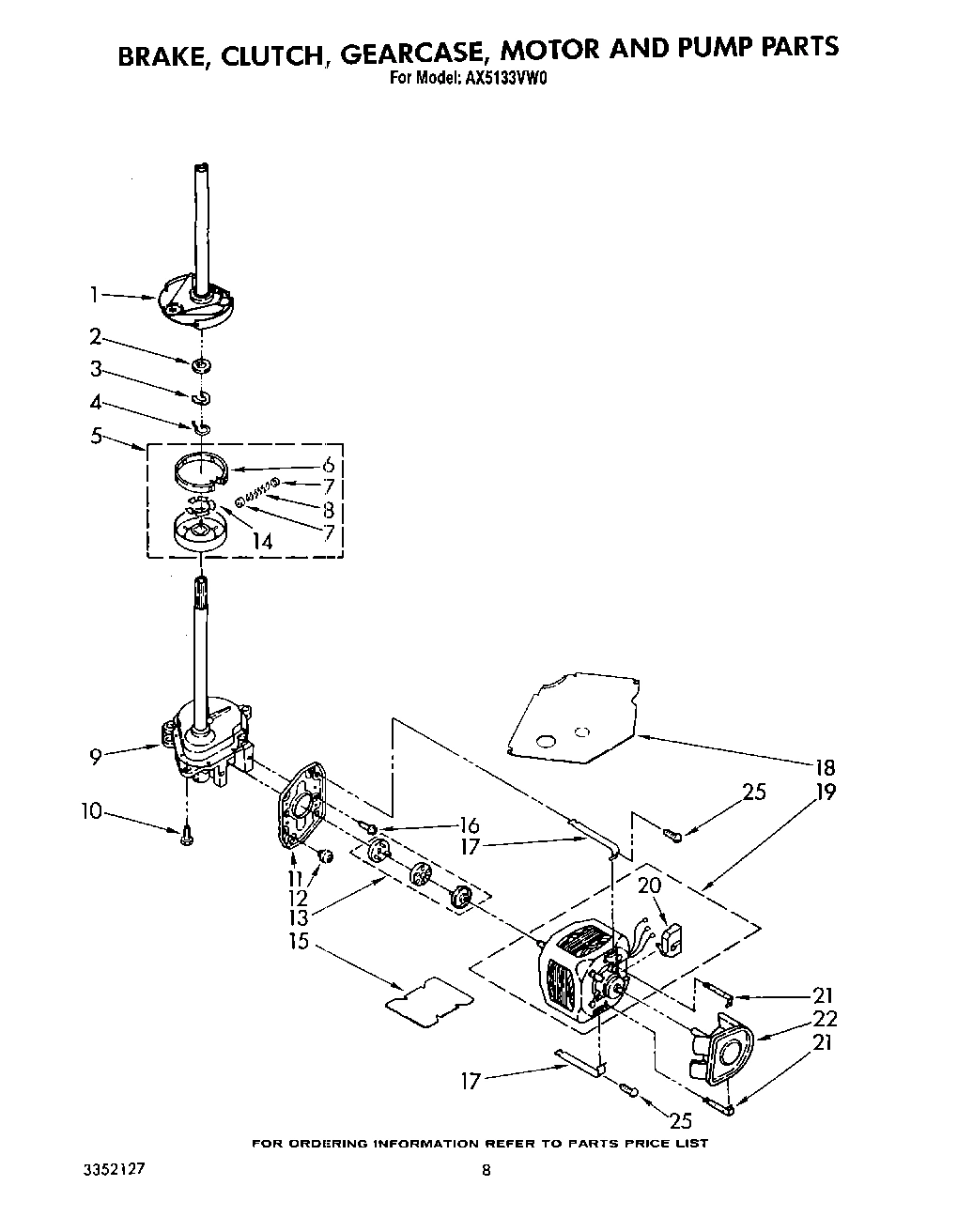 06 - BRAKE, CLUTCH, GEARCASE, MOTOR AND PUMP