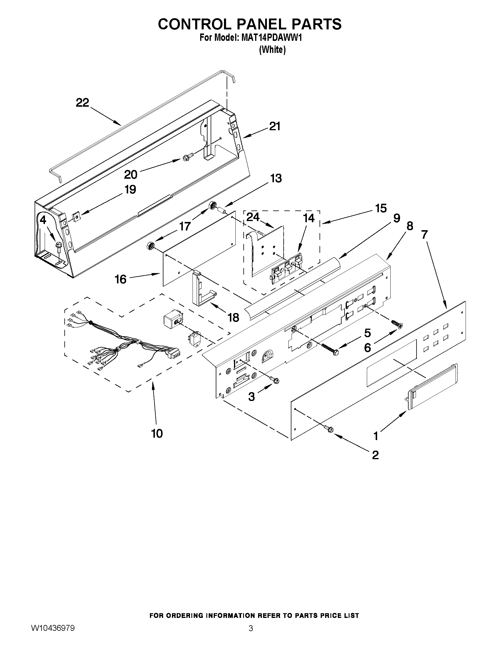 02 - CONTROL PANEL PARTS