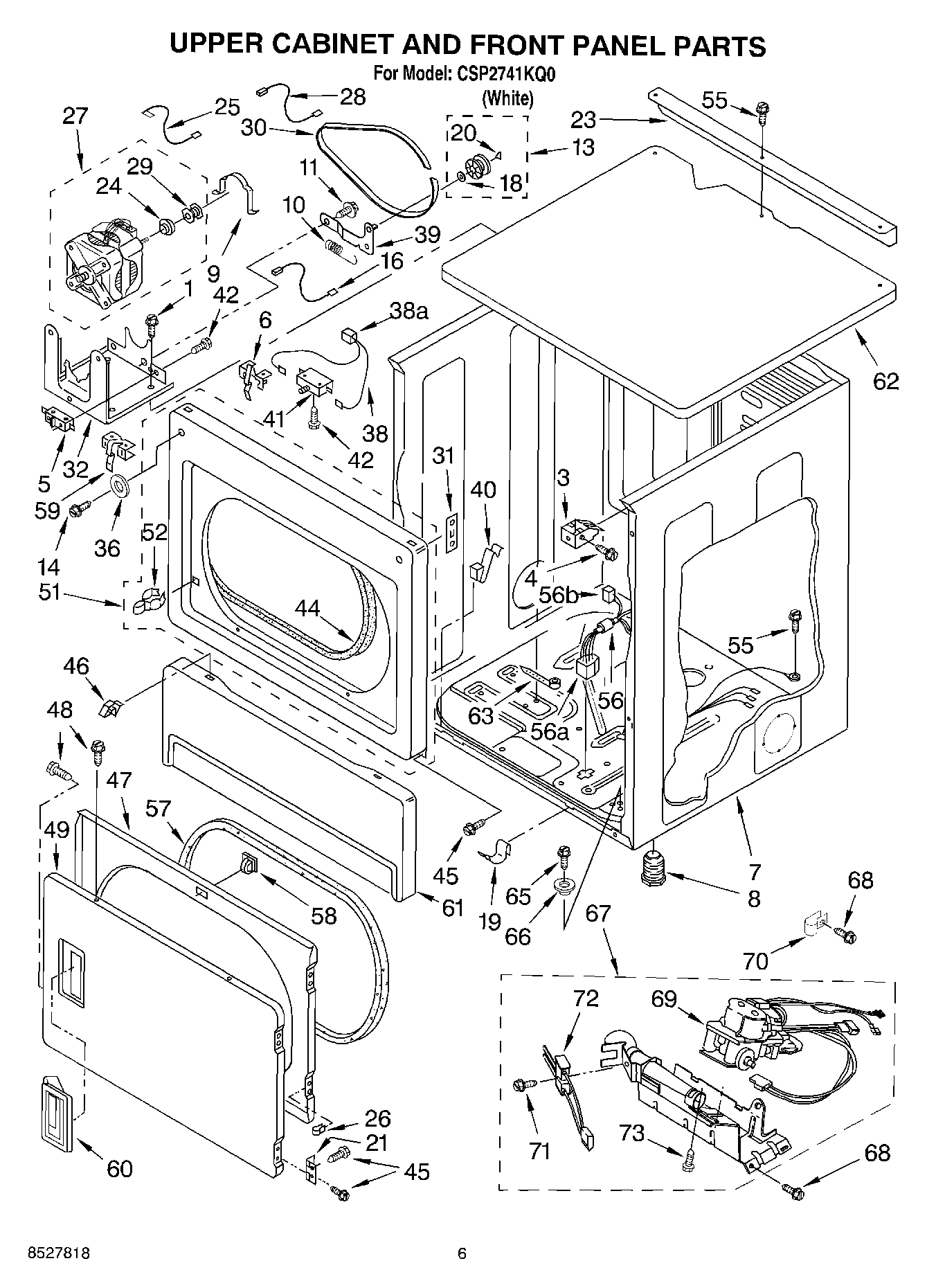 05 - UPPER CABINET AND FRONT PANEL