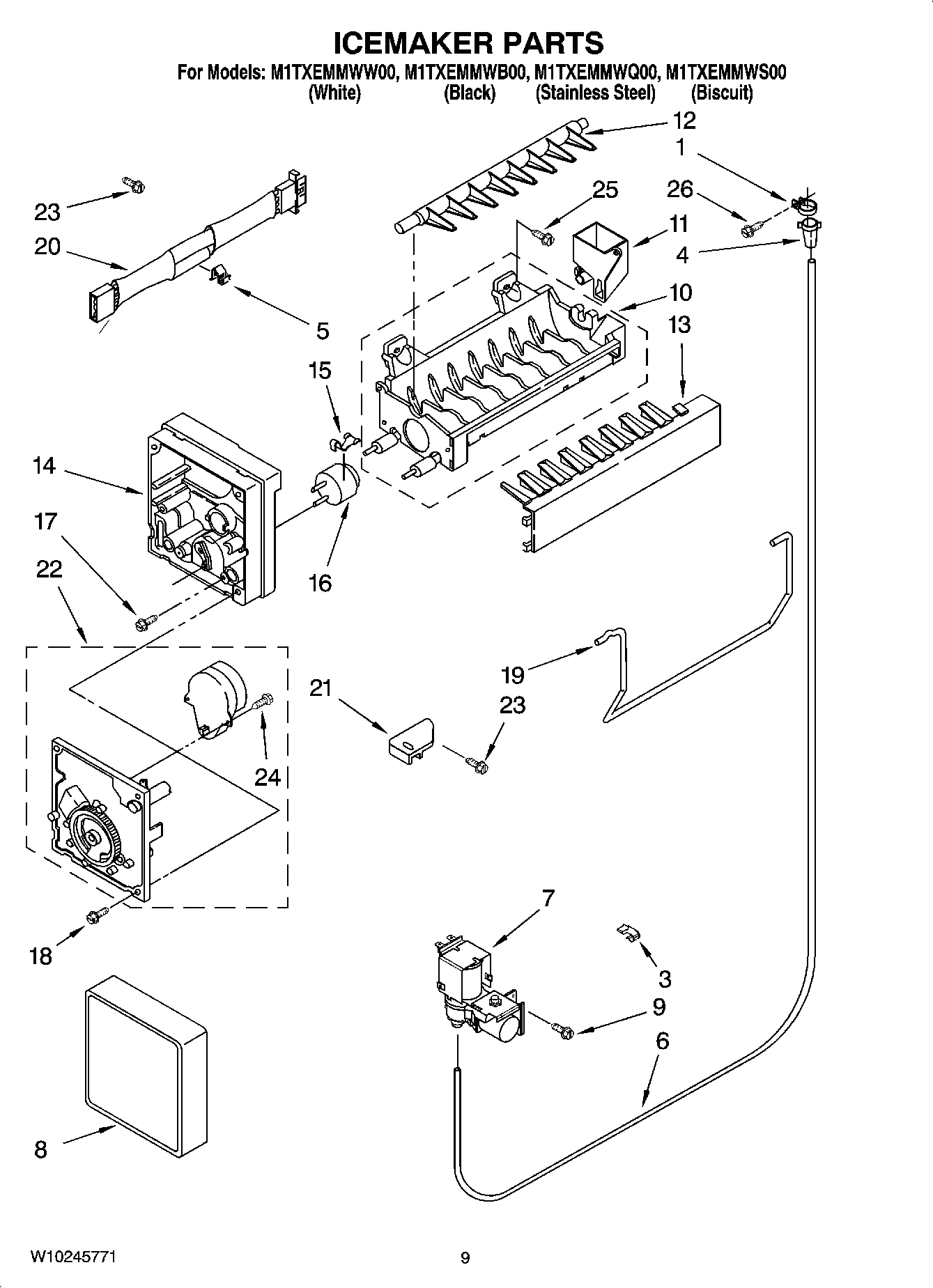 05 - ICEMAKER PARTS