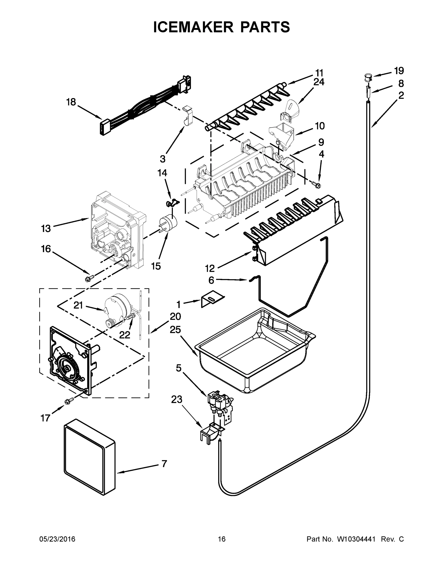 09 - ICEMAKER PARTS