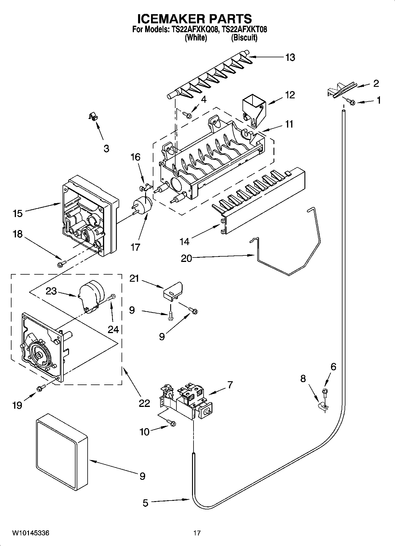 11 - ICEMAKER PARTS