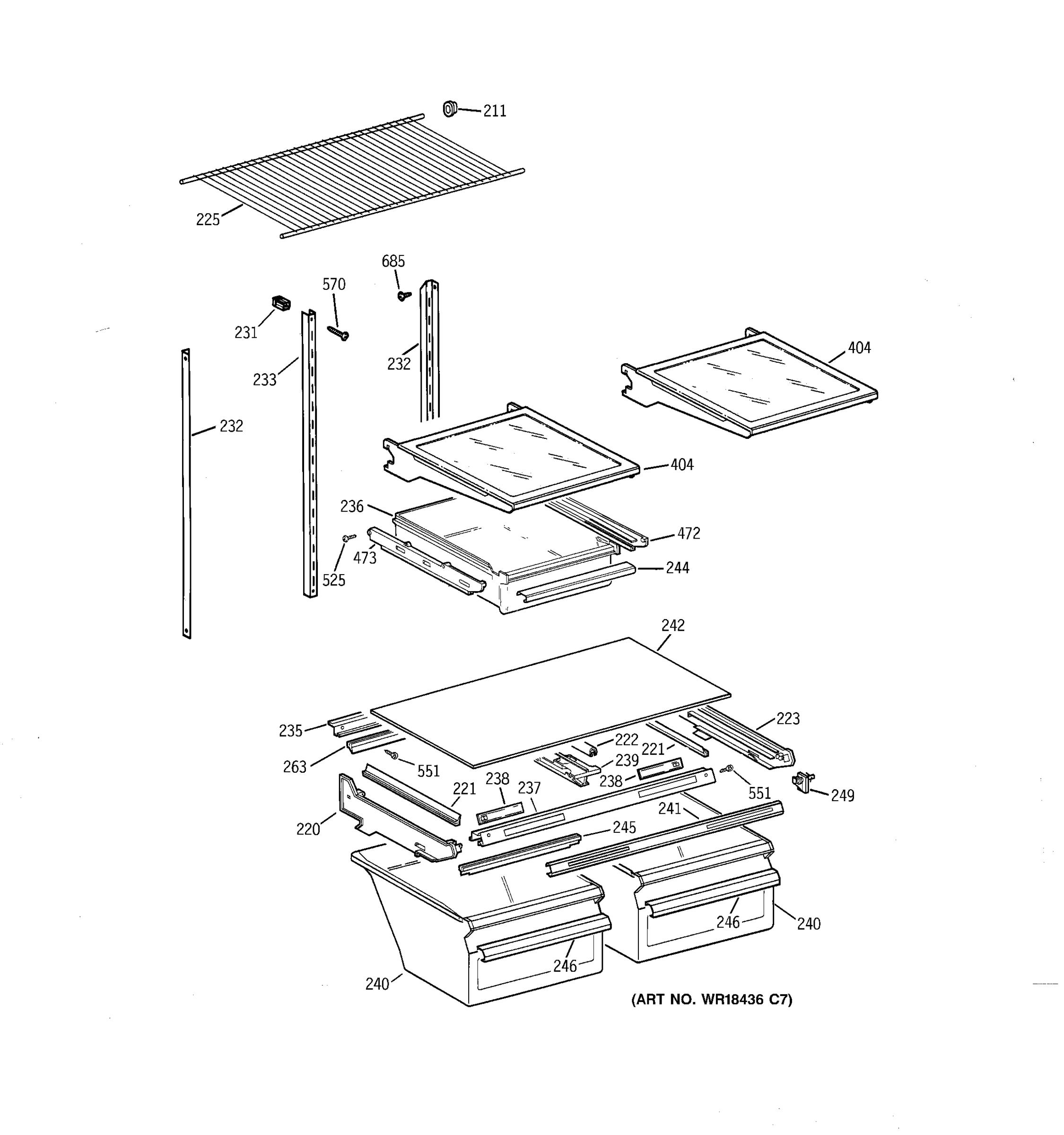SHELF PARTS