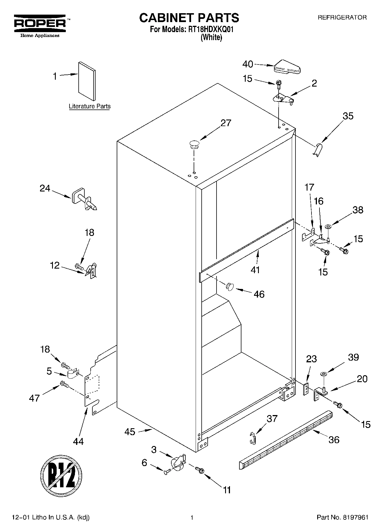 01 - CABINET, LITERATURE