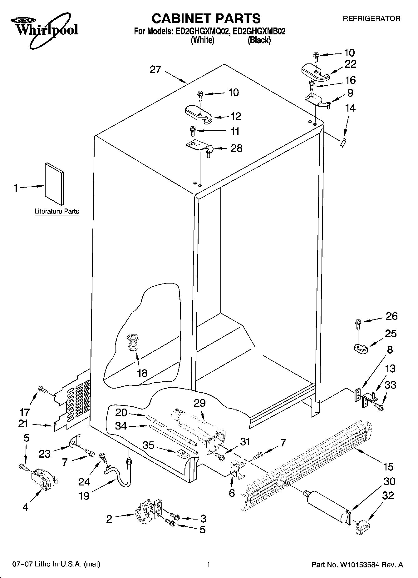 01 - CABINET PARTS