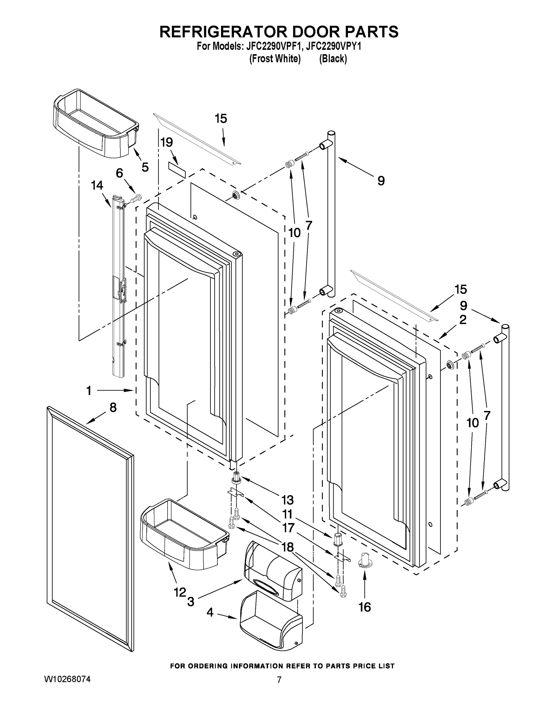 04 - REFRIGERATOR DOOR PARTS