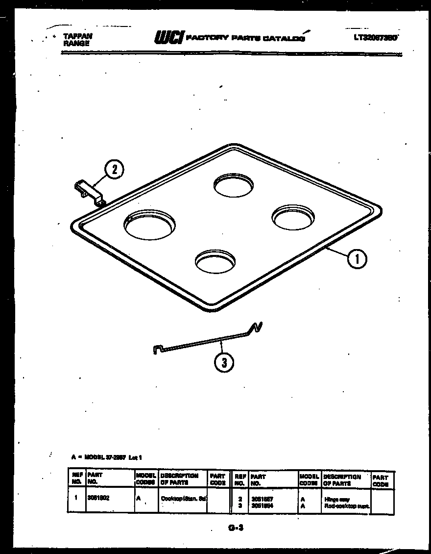 03 - COOKTOP PARTS
