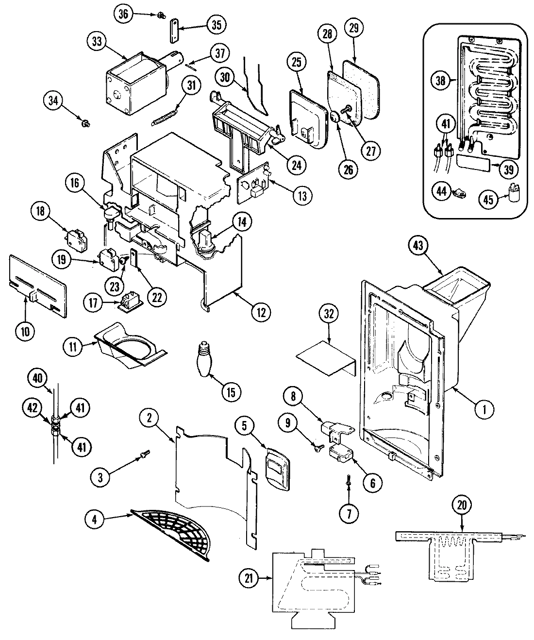 03 - ICE & WATER DISPENSER