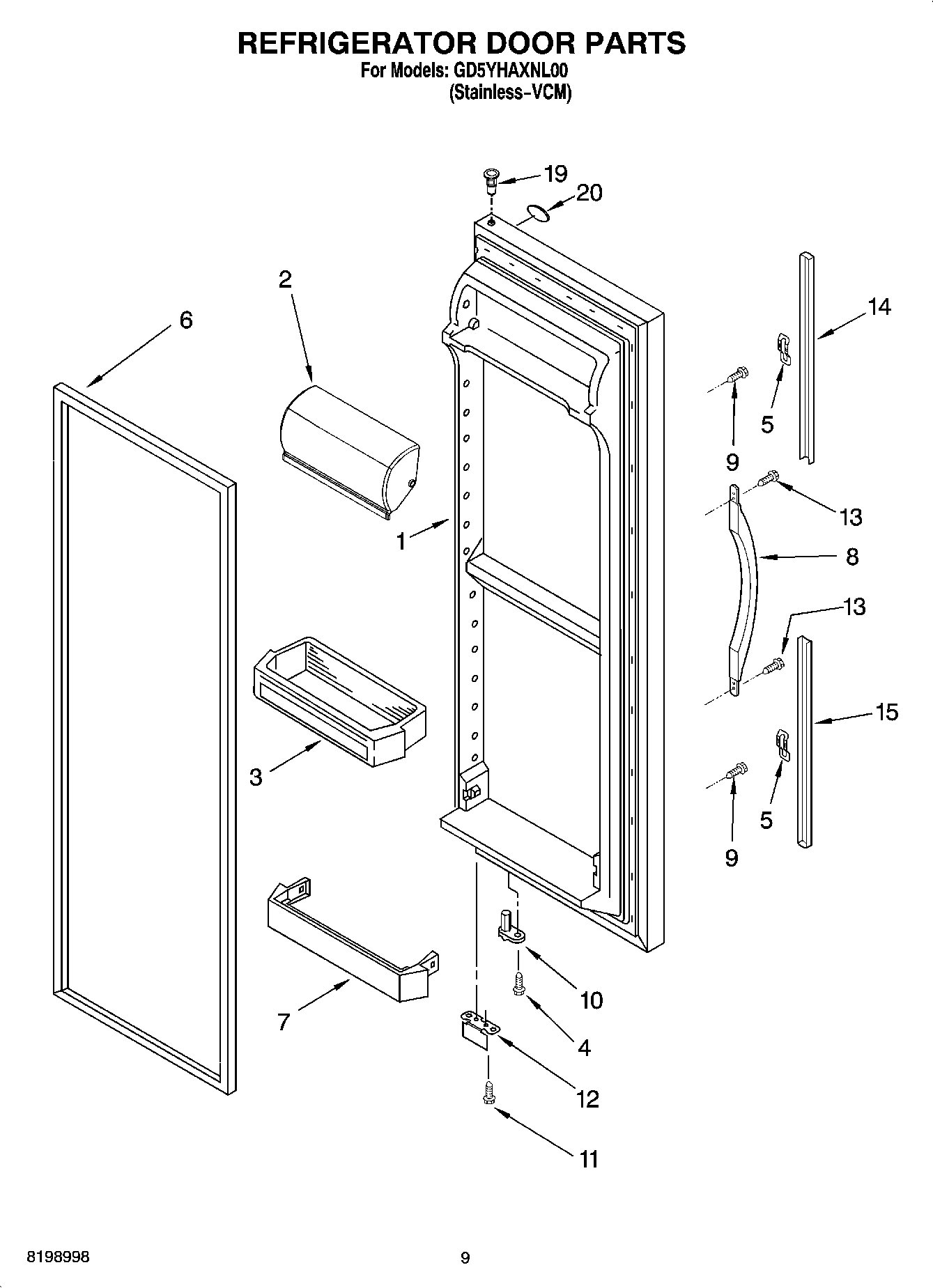 06 - REFRIGERATOR DOOR PARTS