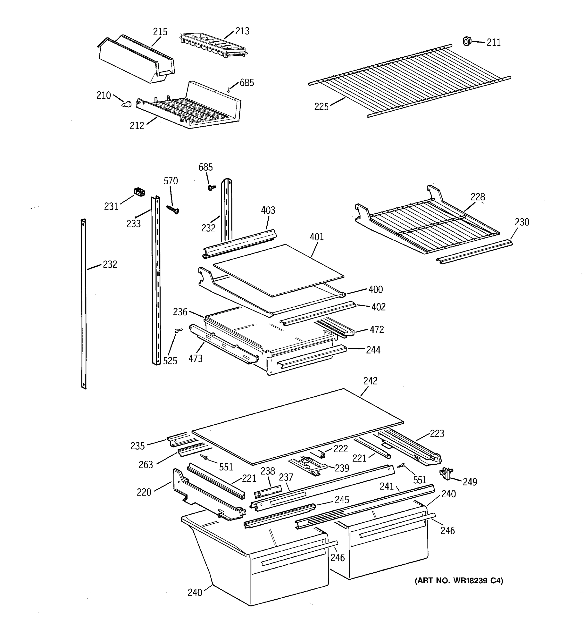 SHELF PARTS