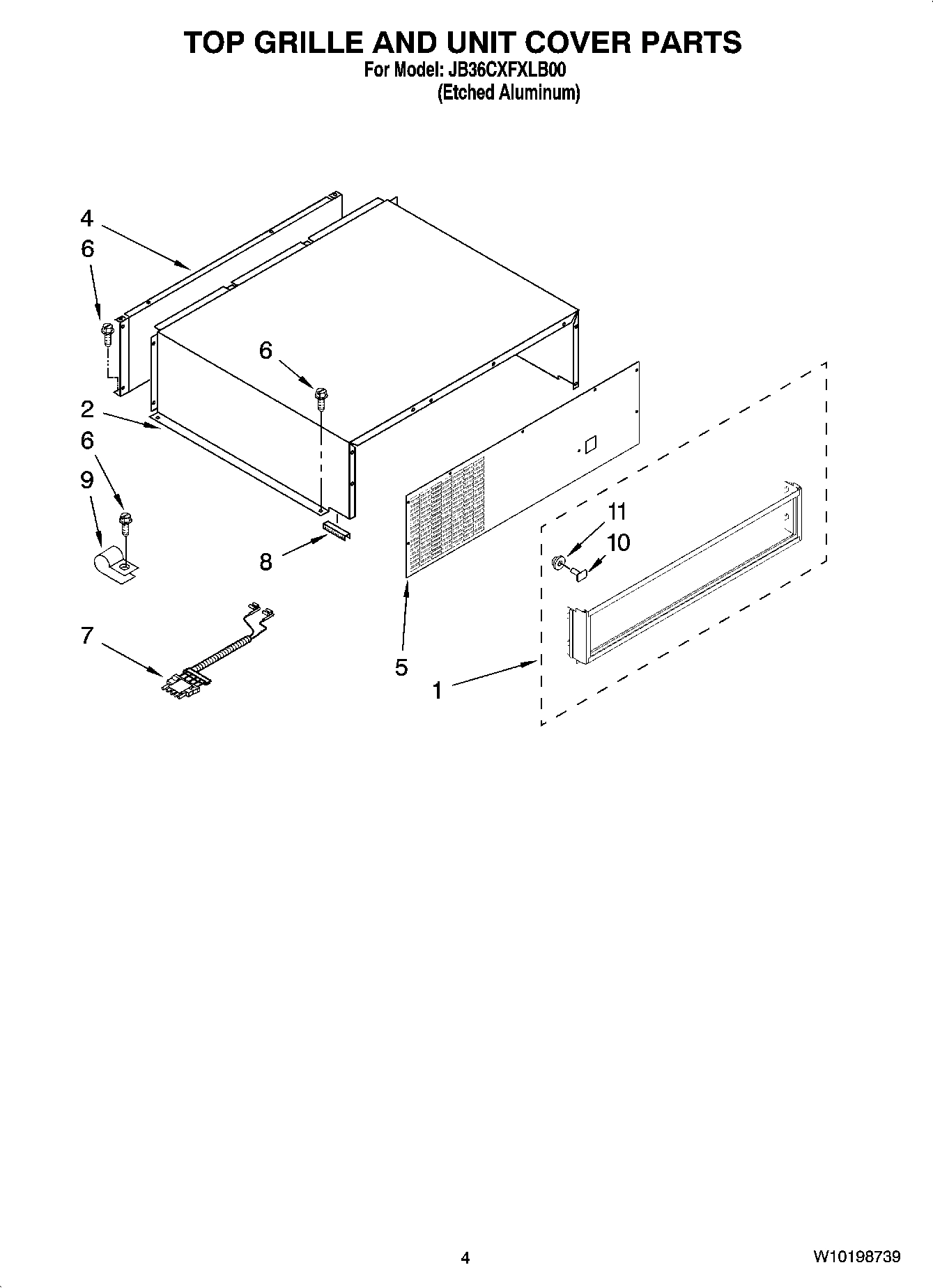 03 - TOP GRILLE AND UNIT COVER PARTS