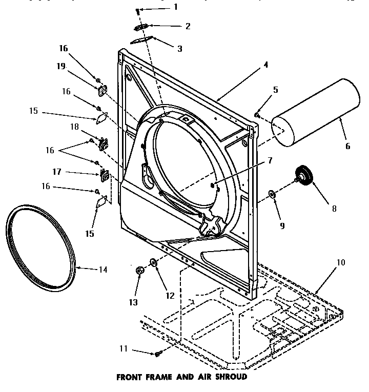 15 - FRONT FRAME & AIR SHROUD