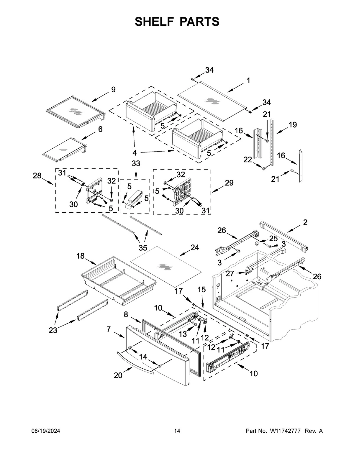 08 - SHELF PARTS