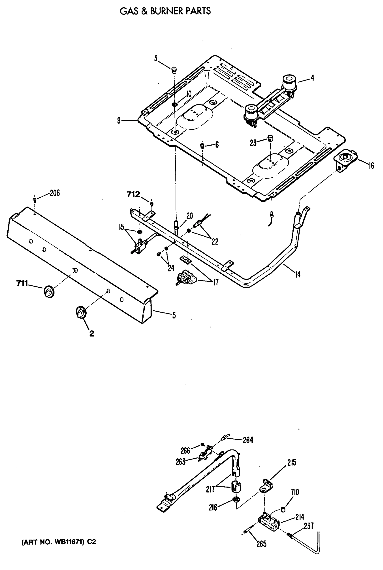 GAS & BURNER PARTS
