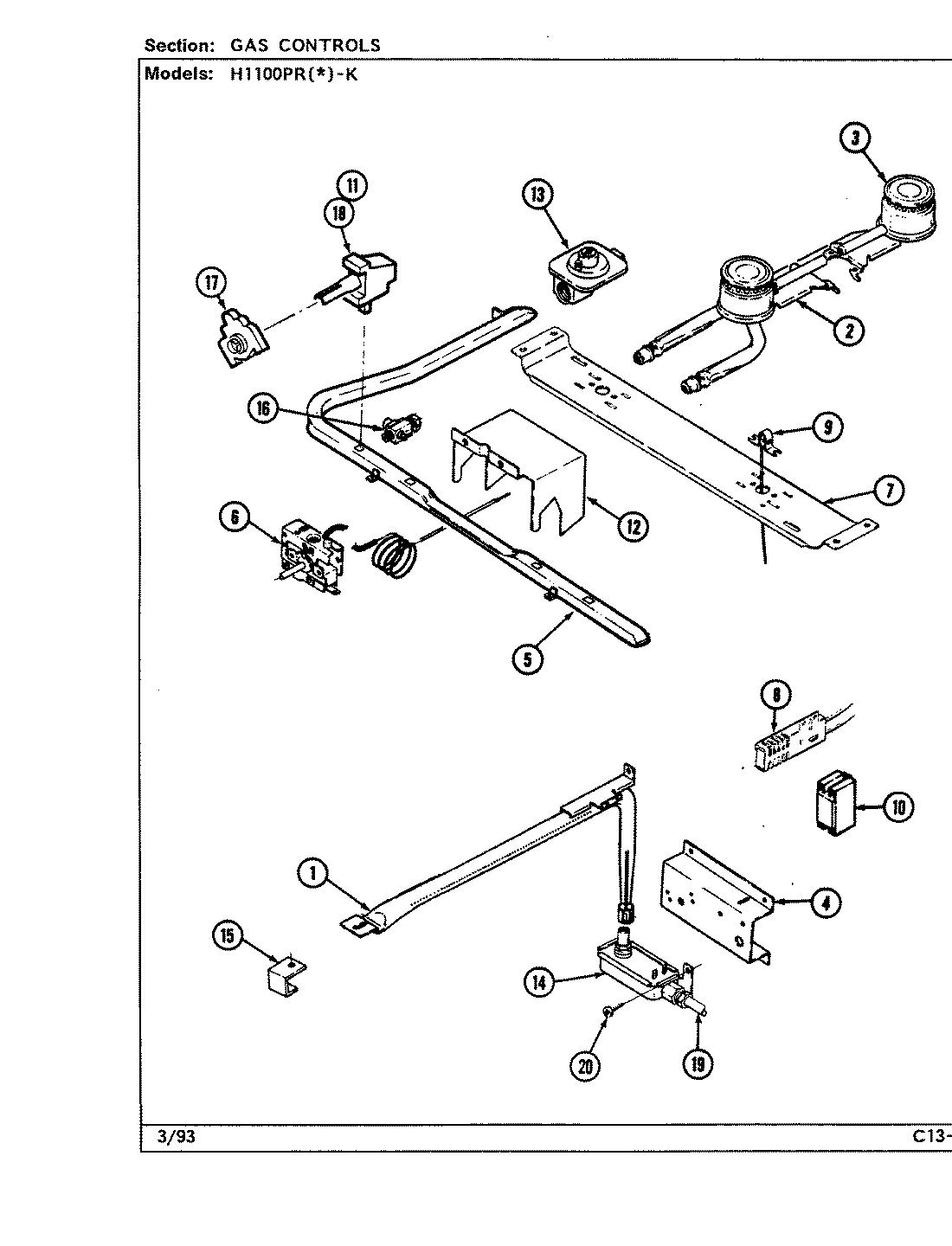 03 - GAS CONTROLS (H1100PRx-K)