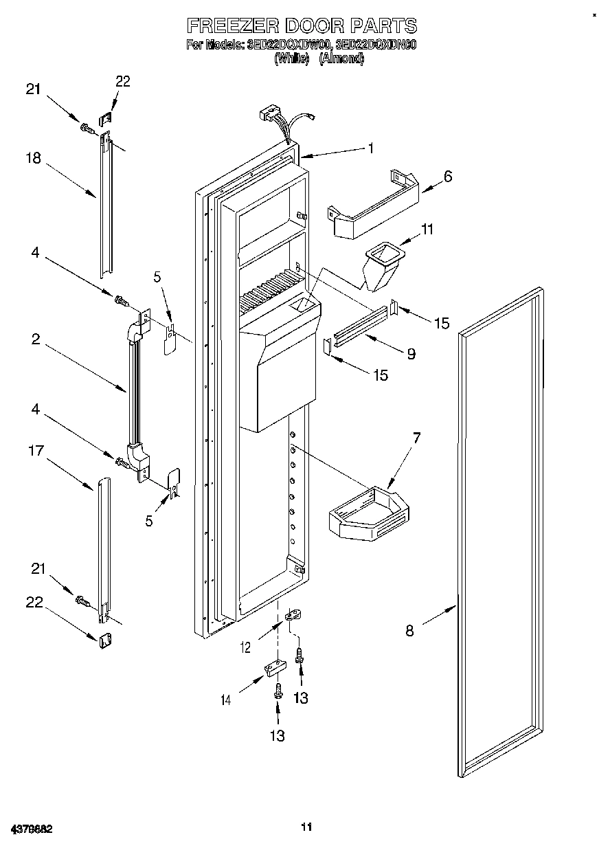08 - FREEZER DOOR