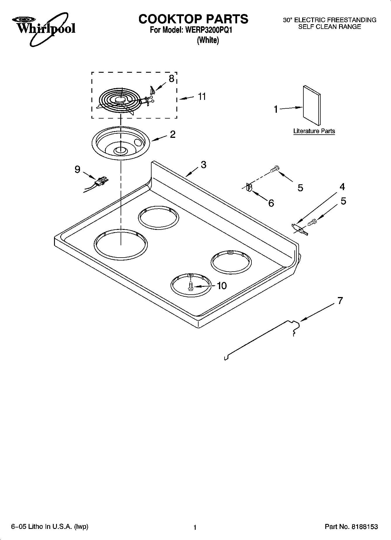 01 - COOKTOP PARTS