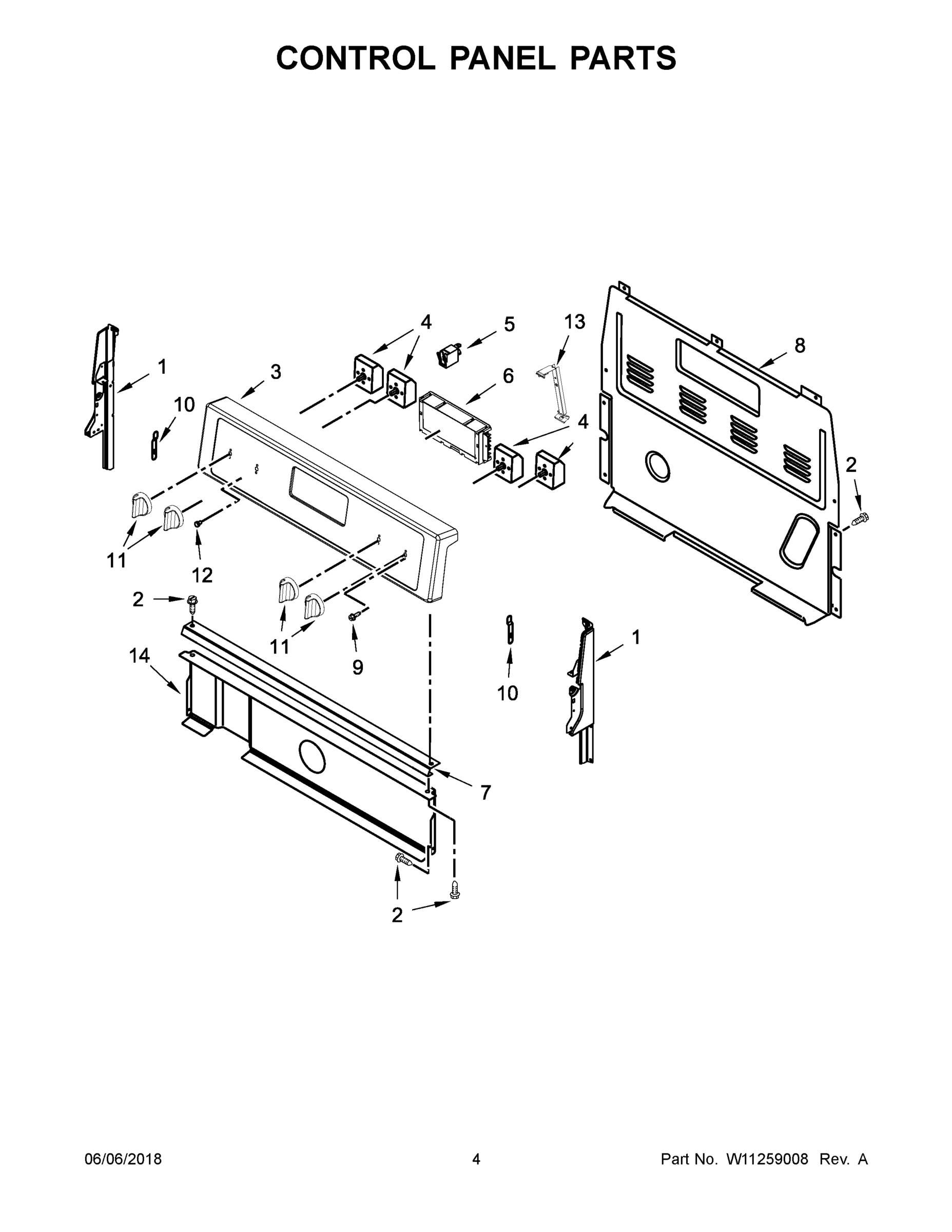 03 - CONTROL PANEL PARTS