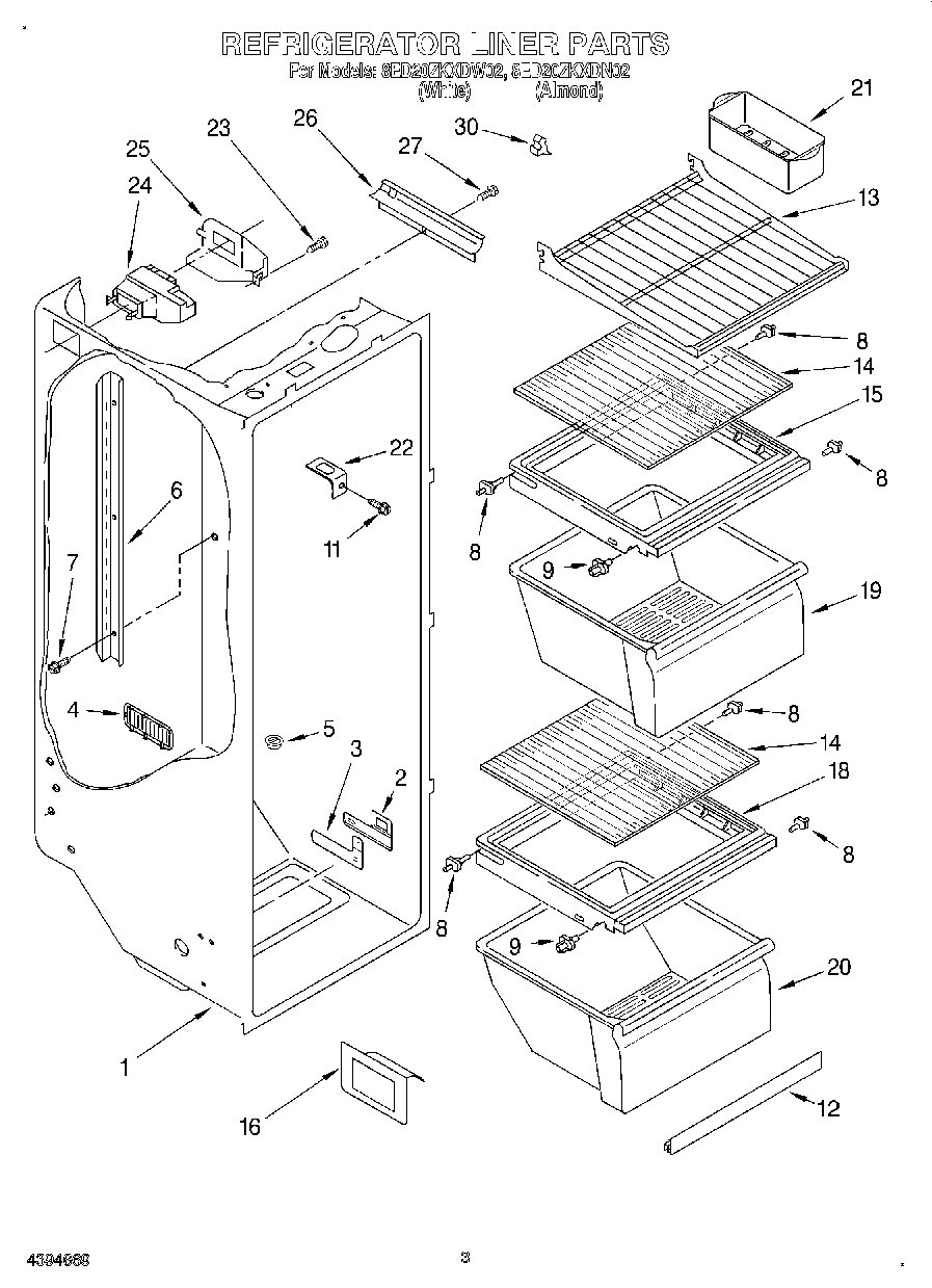 02 - REFRIGERATOR LINER
