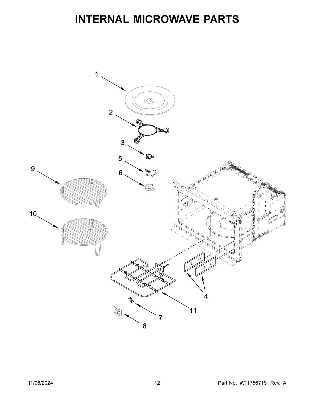 07 - INTERNAL MICROWAVE PARTS