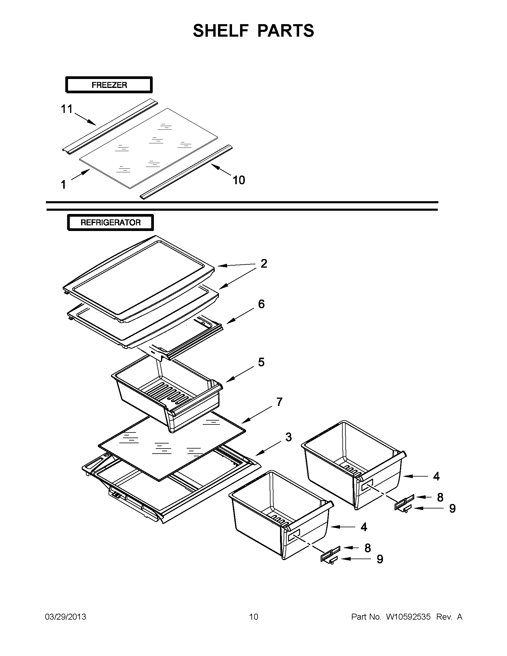 05 - SHELF PARTS