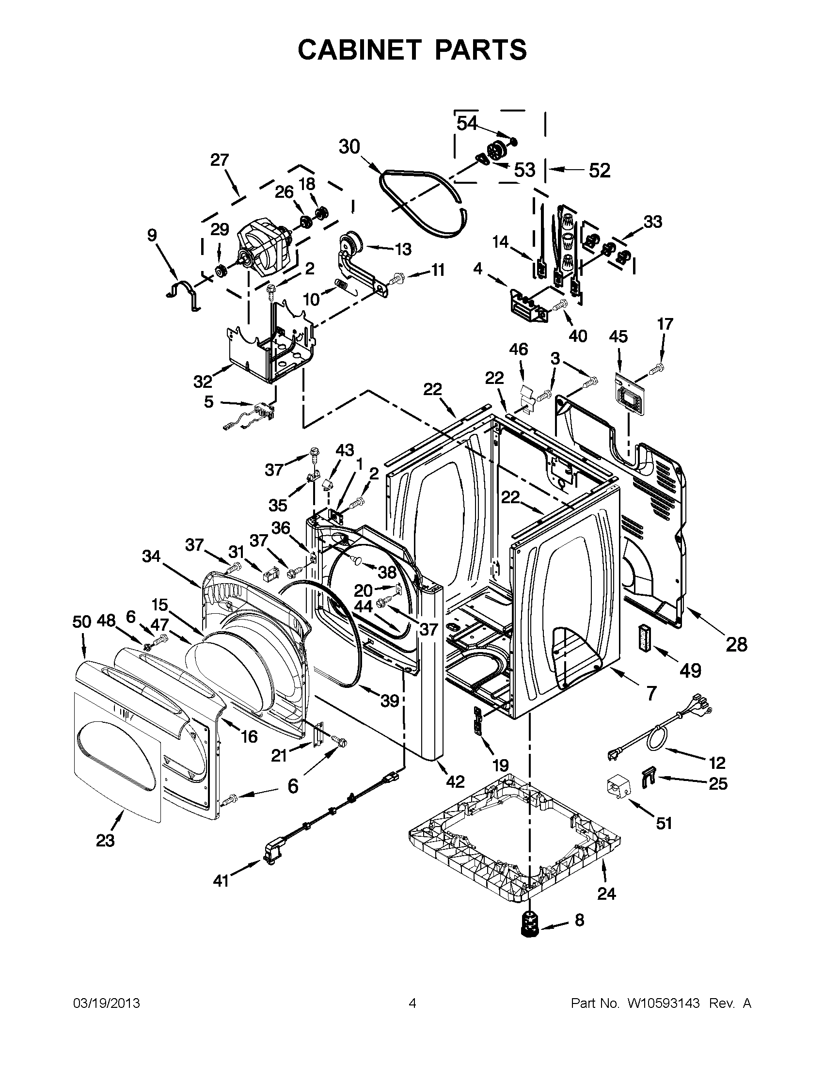 02 - CABINET PARTS