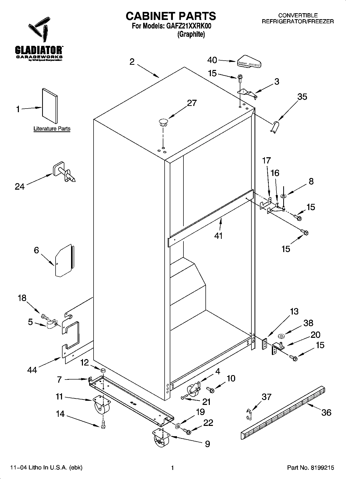 01 - CABINET PARTS