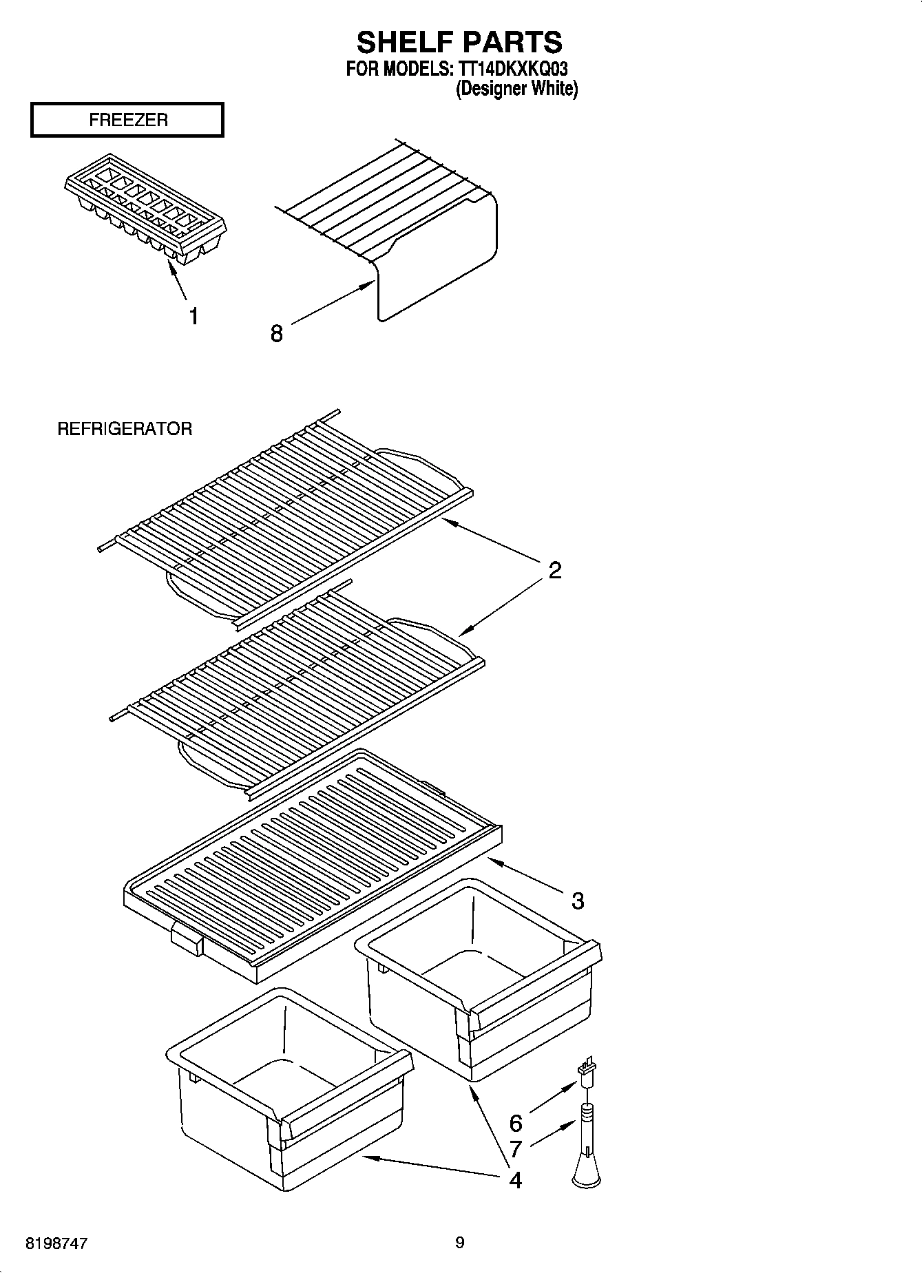 05 - SHELF PARTS, OPTIONAL PARTS