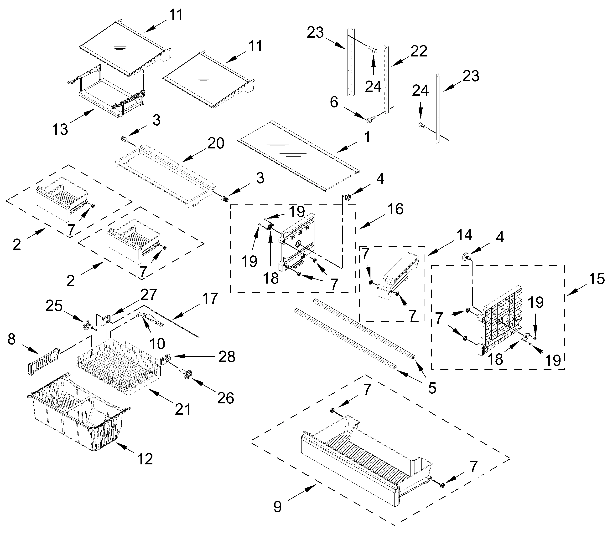 SHELF PARTS