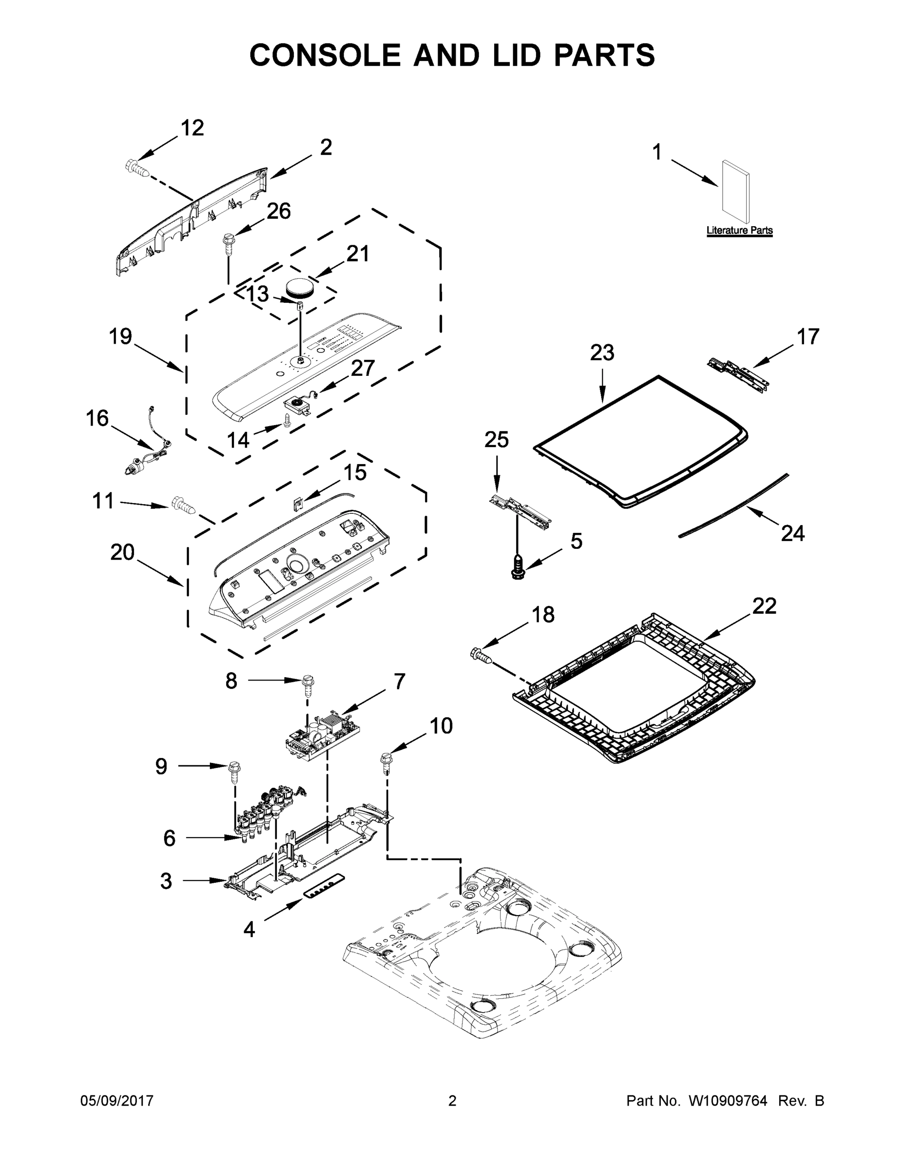 02 - CONSOLE AND LID PARTS