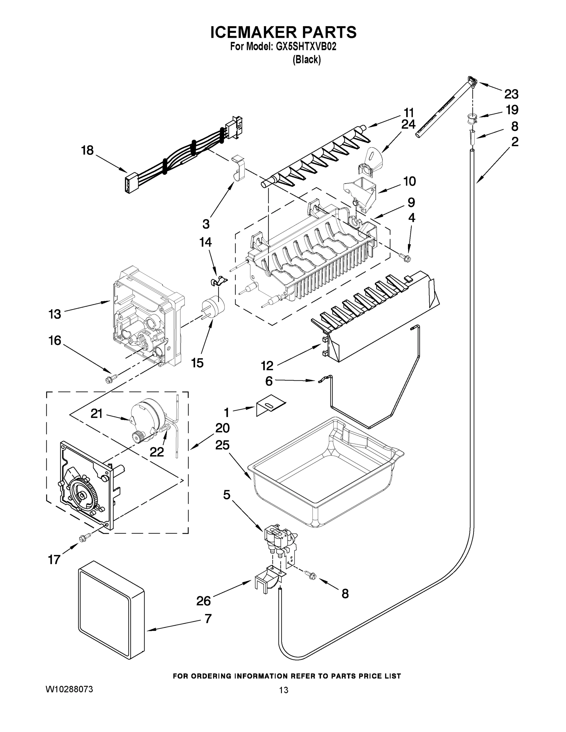 08 - ICEMAKER PARTS