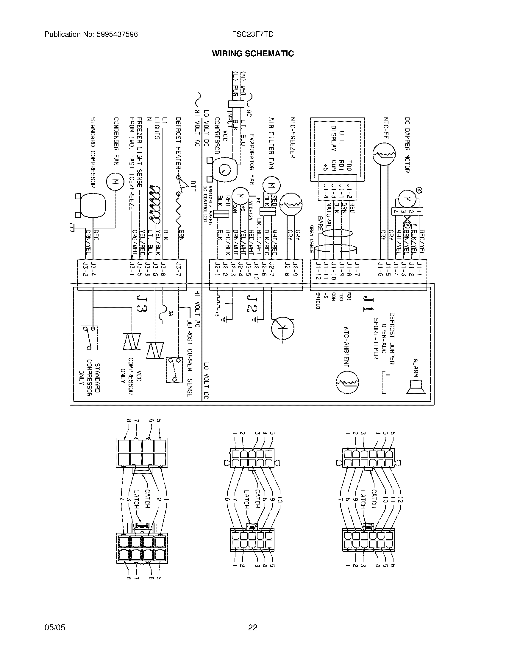 22 - WIRING SCHEMATIC