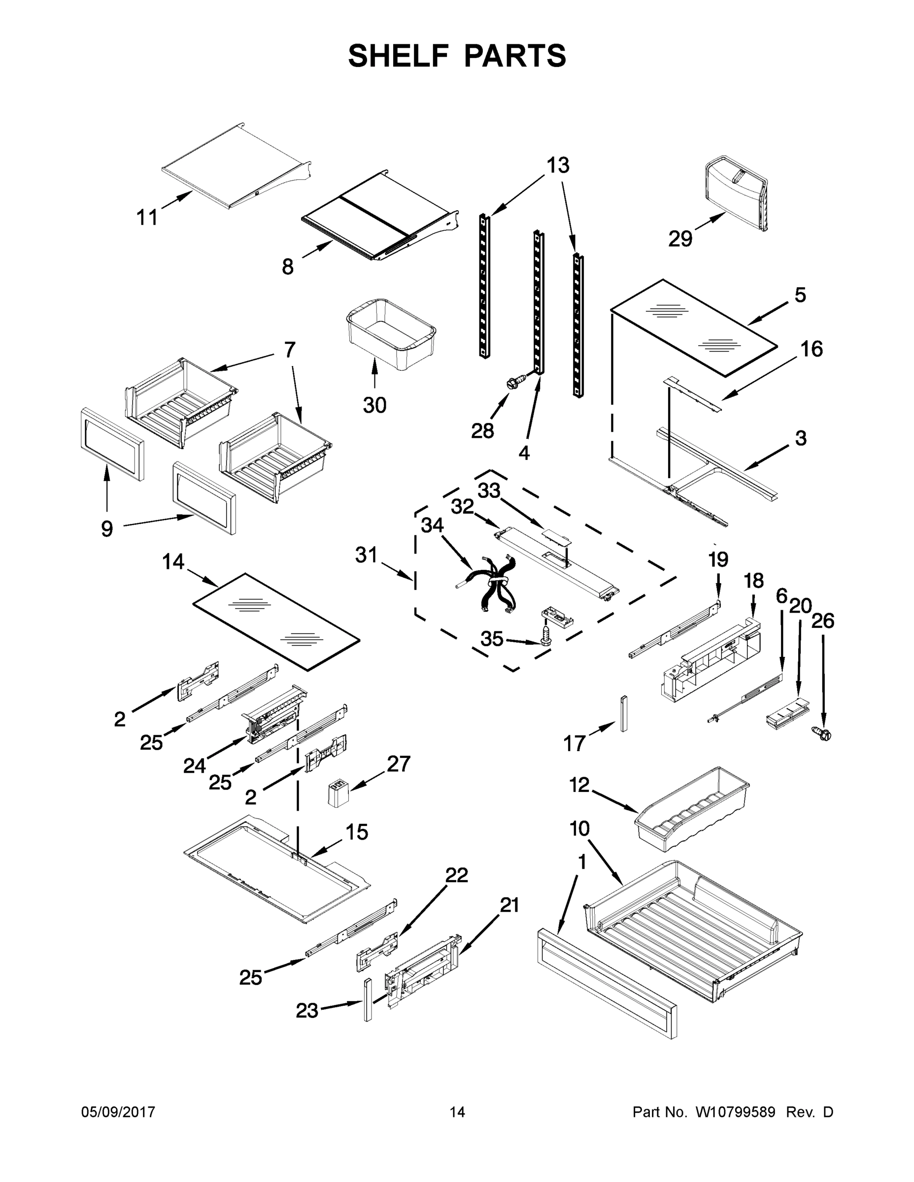 08 - SHELF PARTS