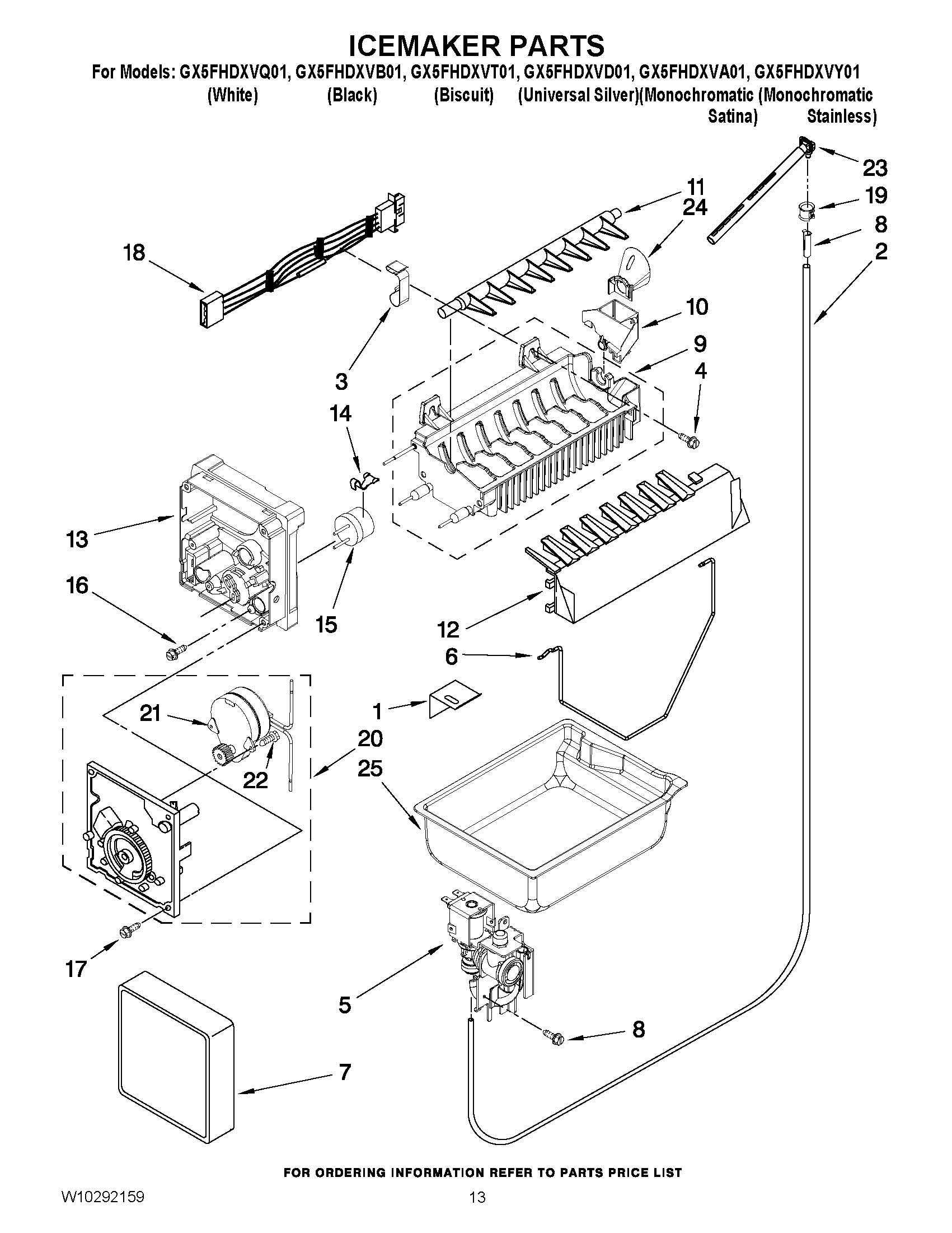 08 - ICEMAKER PARTS