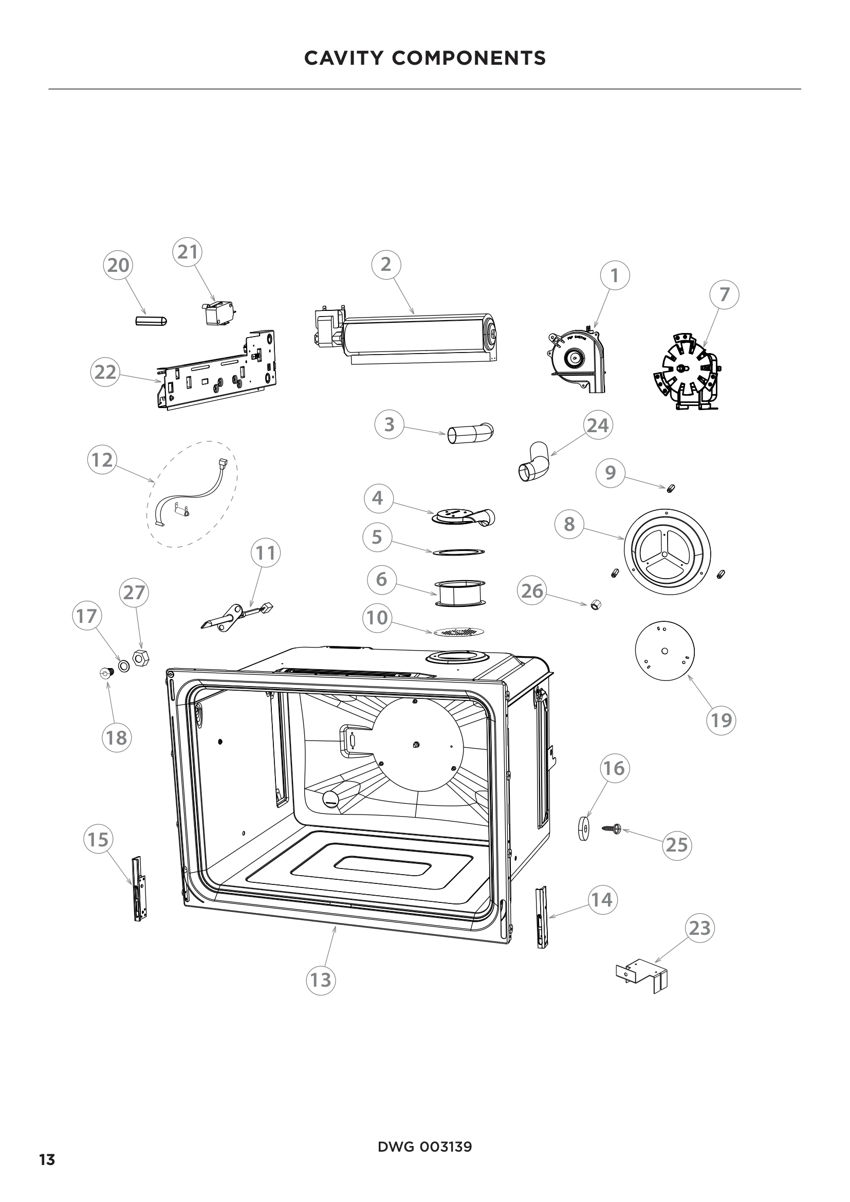CAVITY COMPONENTS